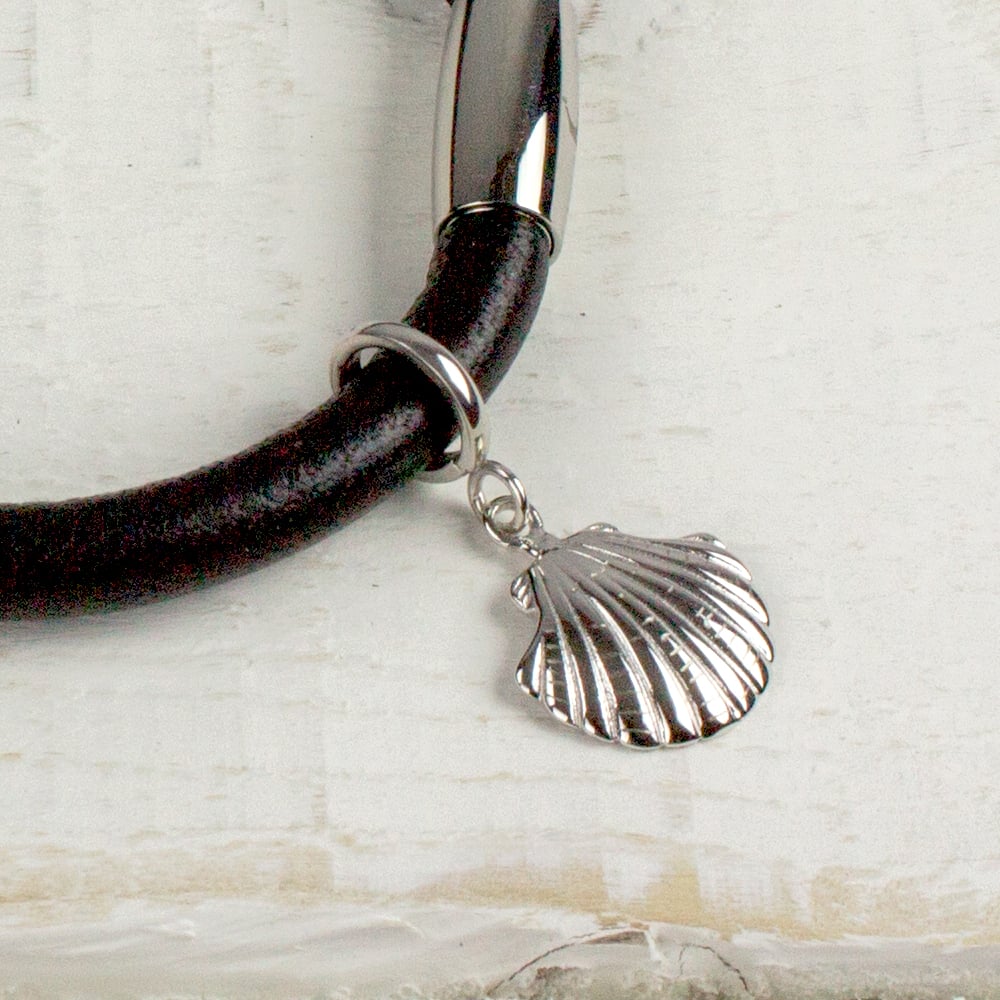 Silver Shell Charm