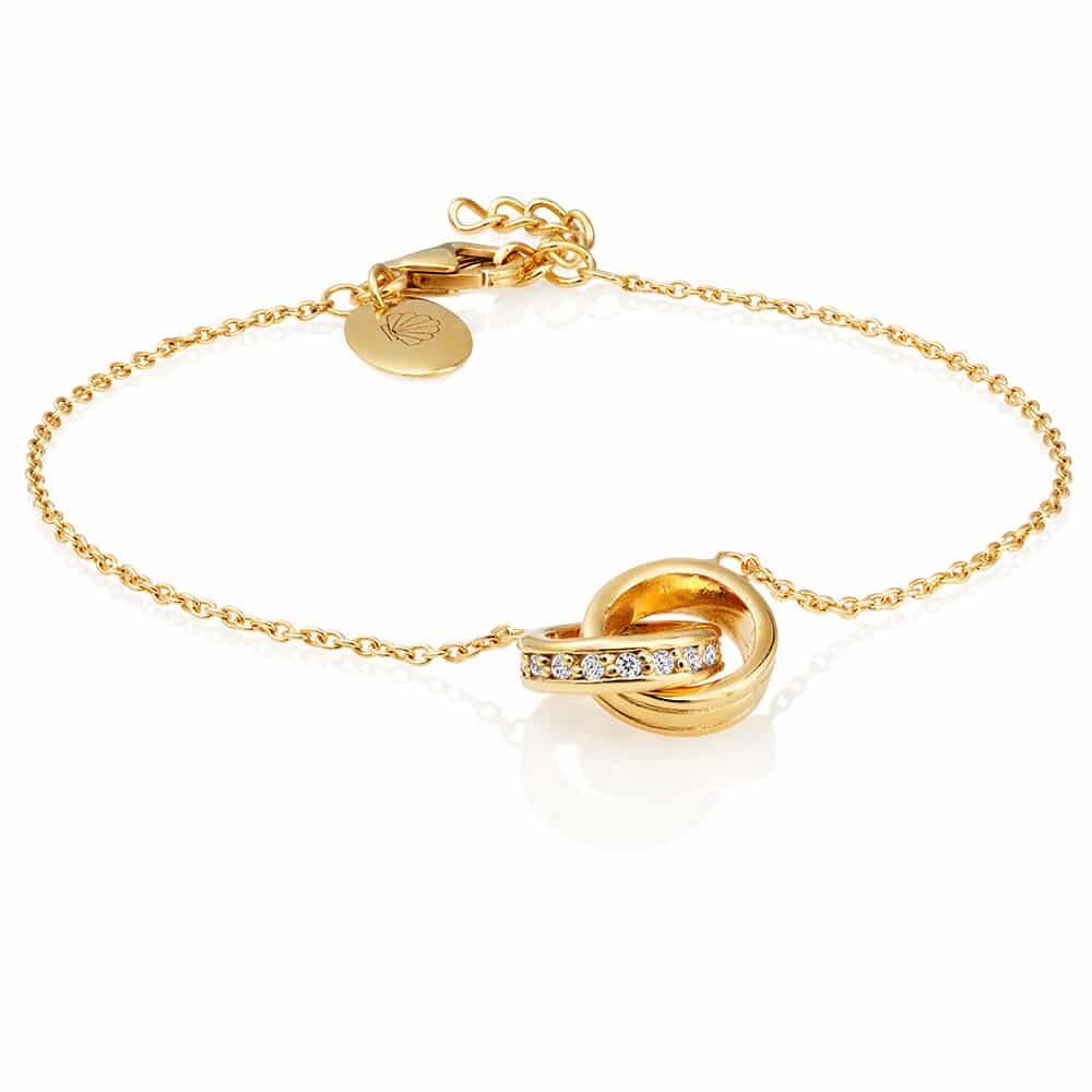 Cornwall Gold Lovelinks Yellow Gold Bracelet