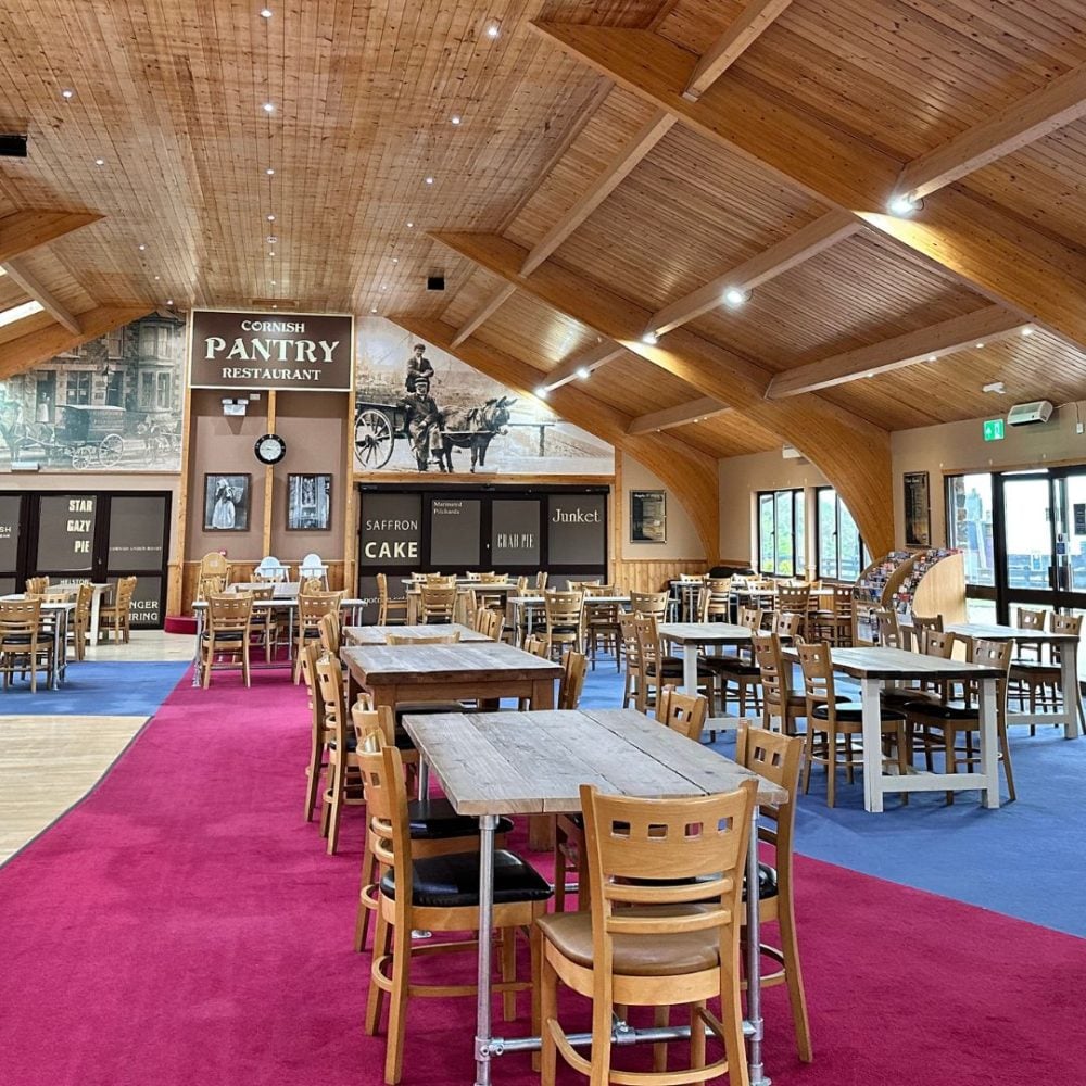 photo of the inside of the cornish pantry at cornwall gold