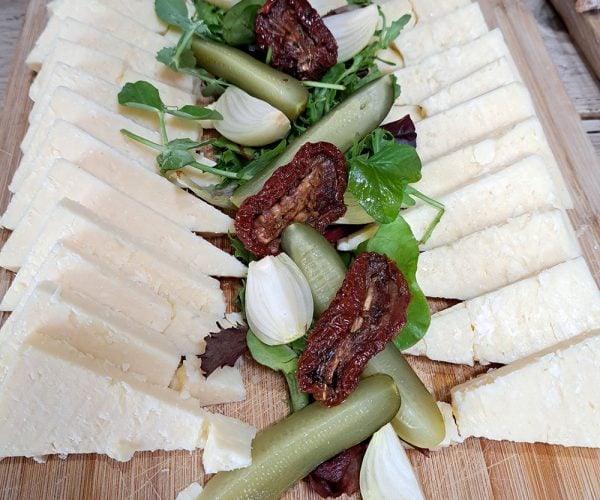 photo of a cheese and pickle platter for a party or event at cornwall gold